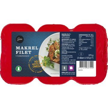GESTUS MAKERELTOMAAT 3-PK 375 G